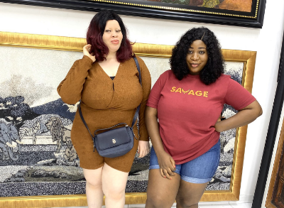 Twin sisters with very different skin tones cause a stir online as they celebrate their birthday