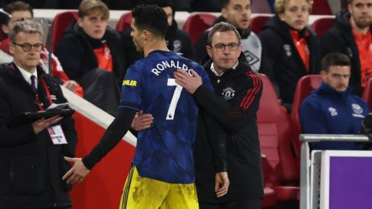 I cannot force my players to play – Ralf Rangnick says over reports Cristiano Ronaldo feigned injury to miss out on Manchester derby defeat