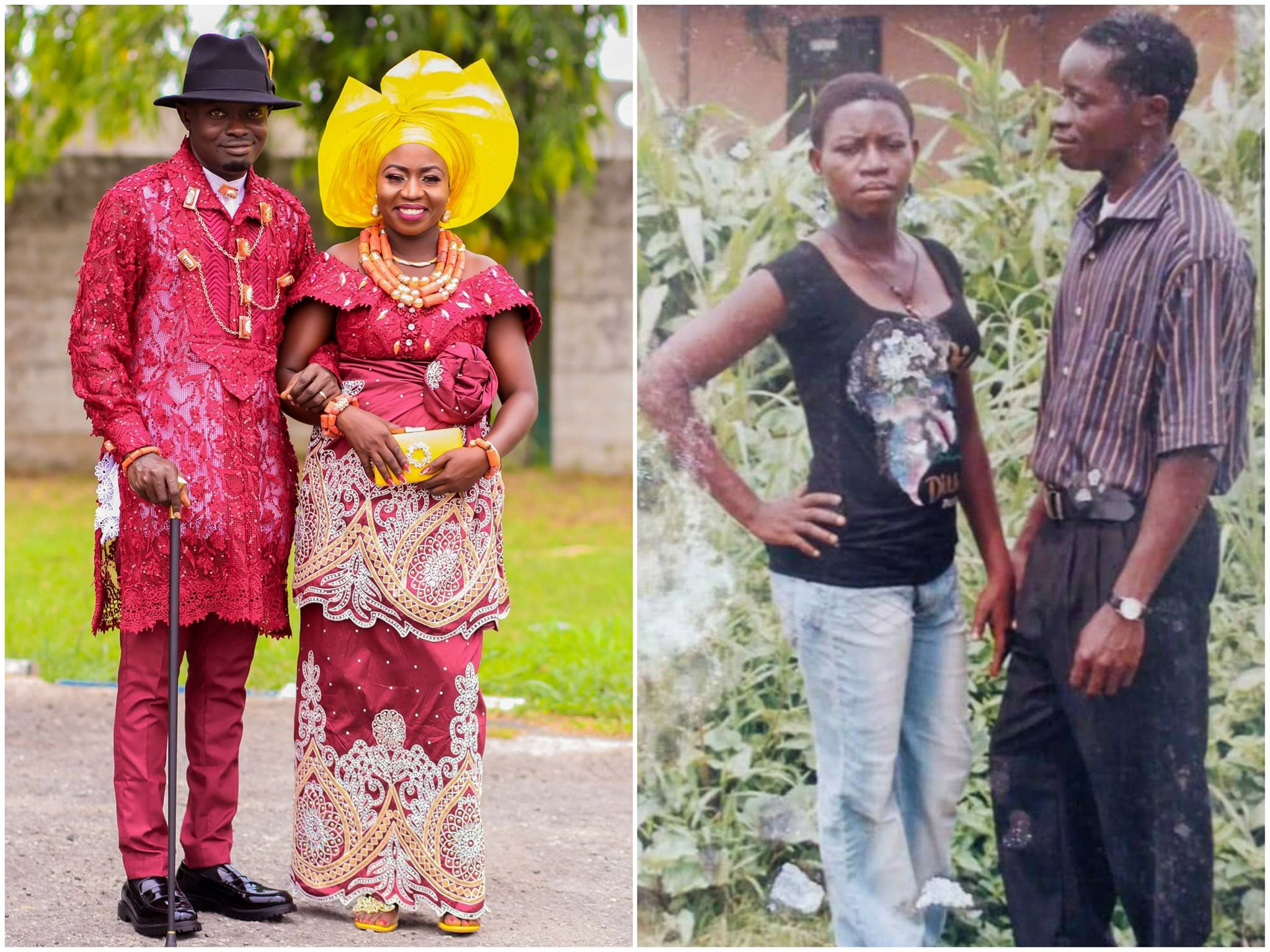 It was rigorous winning her heart - Bayelsa Deputy Governor's senior aide says as he shares throwback photo of himself with wife