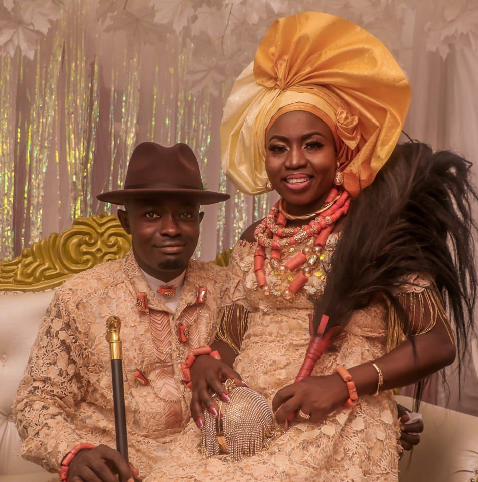 It was rigorous winning her heart - Bayelsa Deputy Governor's senior aide says as he shares throwback photo of himself with wife