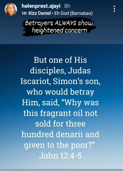 Betrayers always show heightened concern" - Ex-Miss Nigeria, Helen Prest Ajayi says