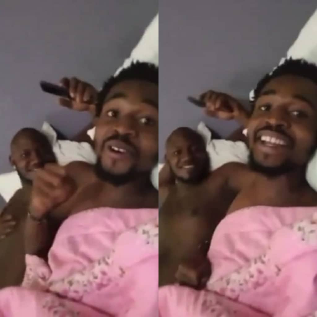 Homo sweet!"- Nigerian gay men shout after an intimate time in their bedroom (video)