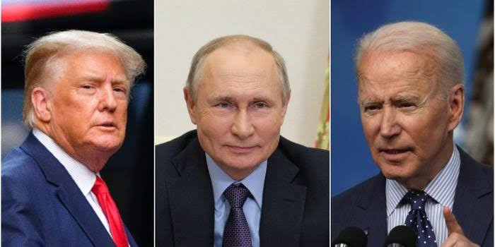 We have a president representing our country at the most important time in history, who is physically and mentally challenged - Trump rips Biden over his handling of Russia