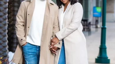 Gospel singer Tim Godfrey finally unveils his fiancee’s face after their engagement