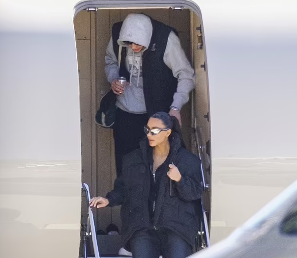 Kim Kardashian and Pete Davidson return to Los Angeles after visiting New York City where Kim had business to attend to