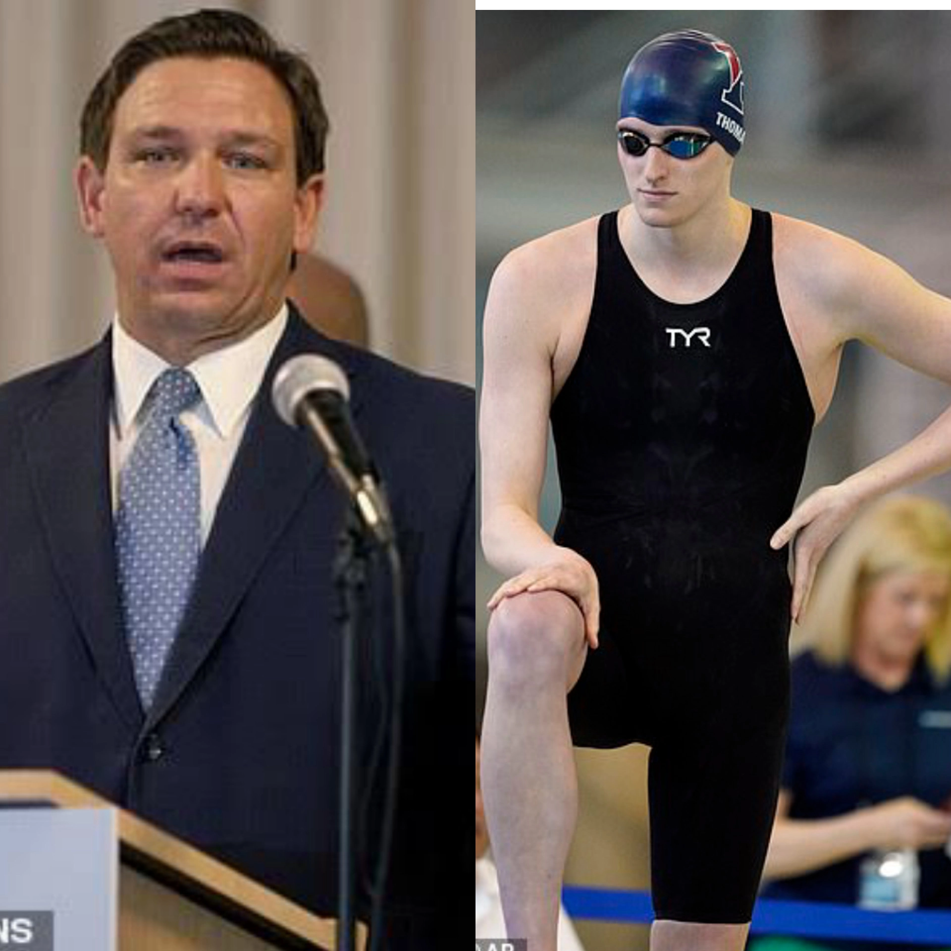 Florida governor Ron DeSantis rejects transgender swimmer Lia Thomas' win, chooses runner up as the winner of US national college Women's swimming title