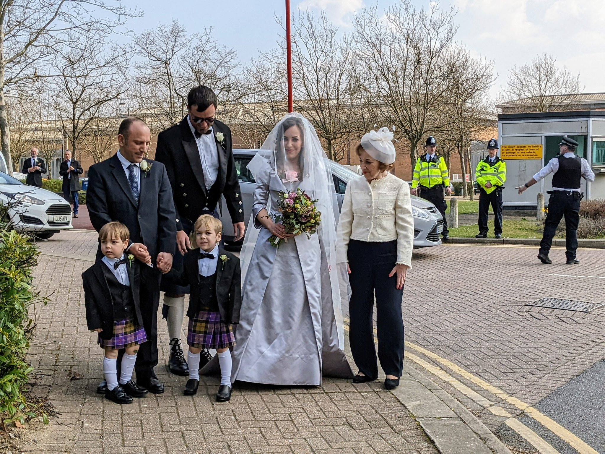 Photos and videos from Julian Assange's wedding to long-term partner Stella Moris inside high-security prison