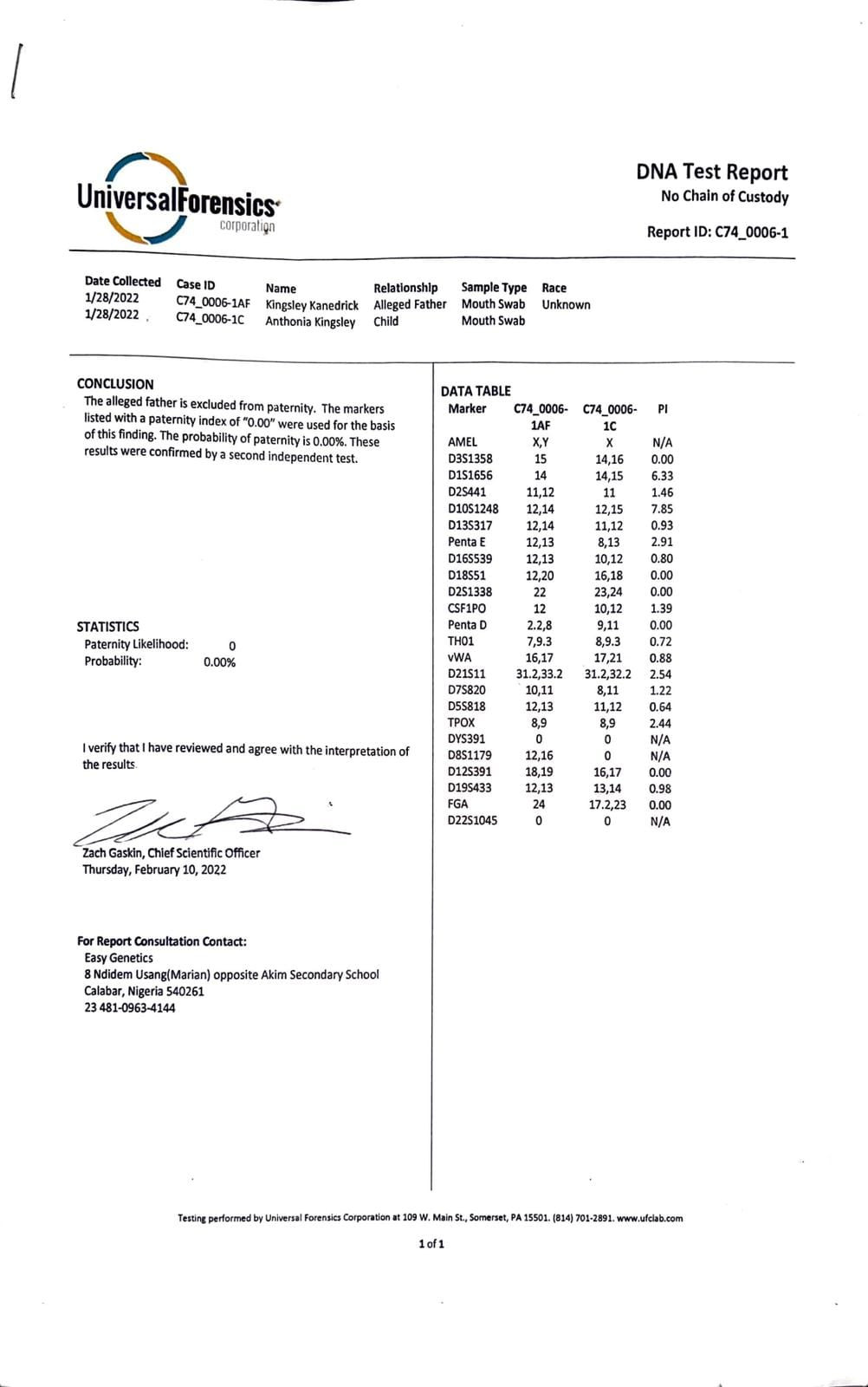Popular Calabar OAP, Fada Kane discovers he is not the biological father of his two children after over 20 years