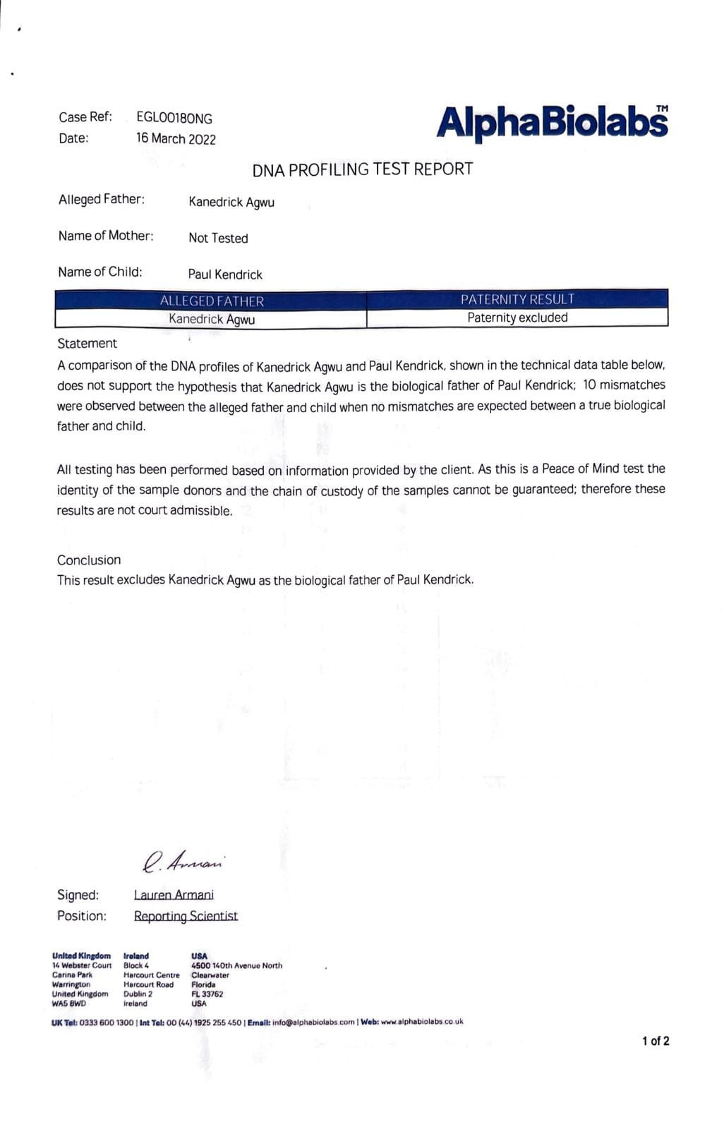 Popular Calabar OAP, Fada Kane discovers he is not the biological father of his two children after over 20 years