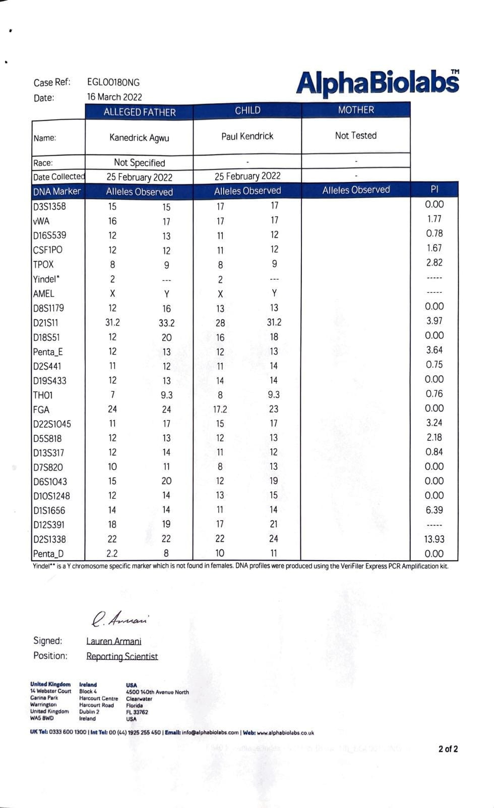 Popular Calabar OAP, Fada Kane discovers he is not the biological father of his two children after over 20 years