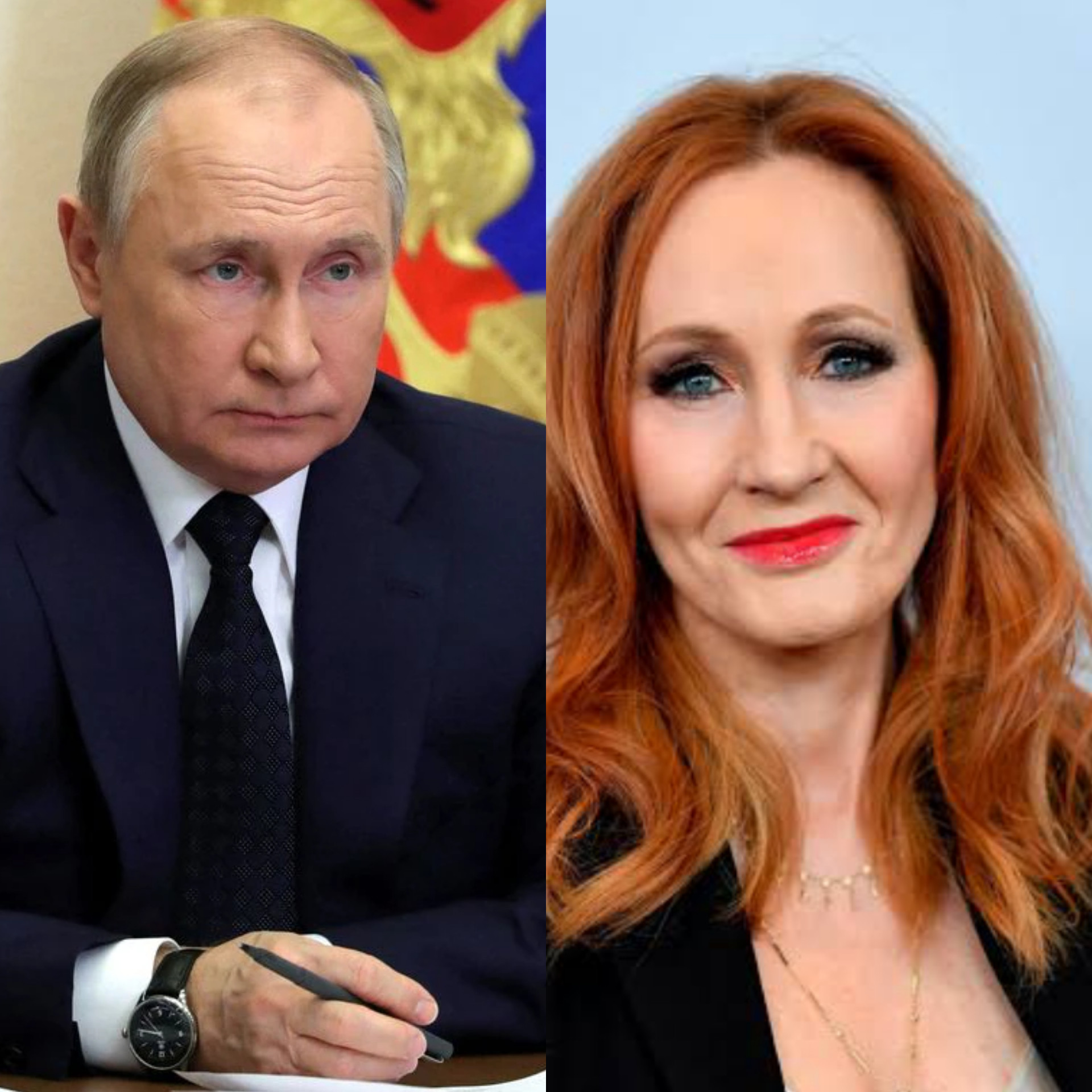 Today they are trying to cancel a thousand-year-old country' - Vladimir Putin cites JK Rowling as he accuses the West of 'trying to cancel' Russia; She fires back