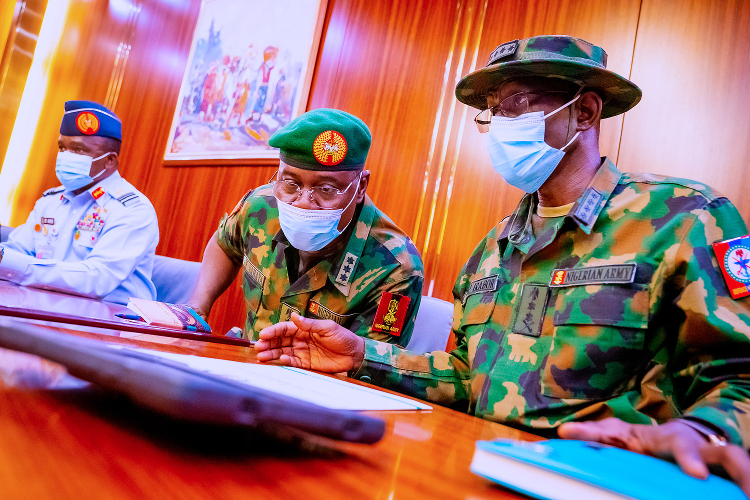 Abuja-Kaduna train attack: President Buhari meets service chiefs, orders repairs of damaged rail lines and resumption of train service