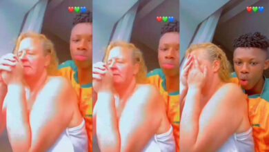 Young boy shows off his older white lover as they play love emotionally (video)