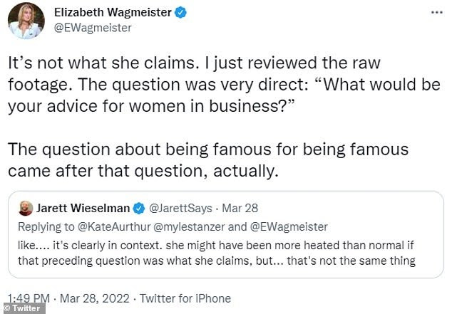 It's not what she claims' - Variety magazine editor fires back at Kim Kardashian for saying her 'get your a** up and work' Women's day advice was taken out of context'