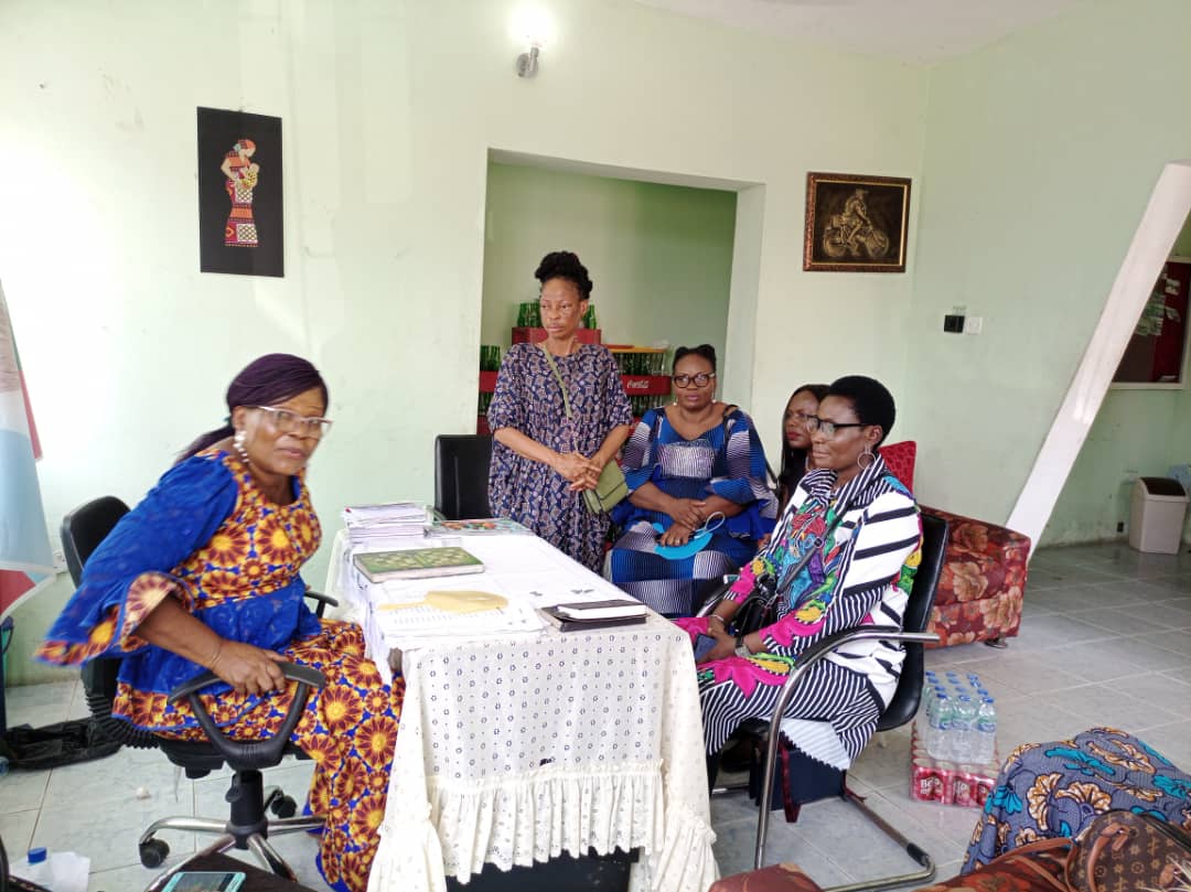 THE LIONESS PST ESTHER MARTINS TODAY PAYS A CONGRATULATORY VISIT TO THE BAYELSA STATE APC WOMAN LEADER IN HER OFFICE