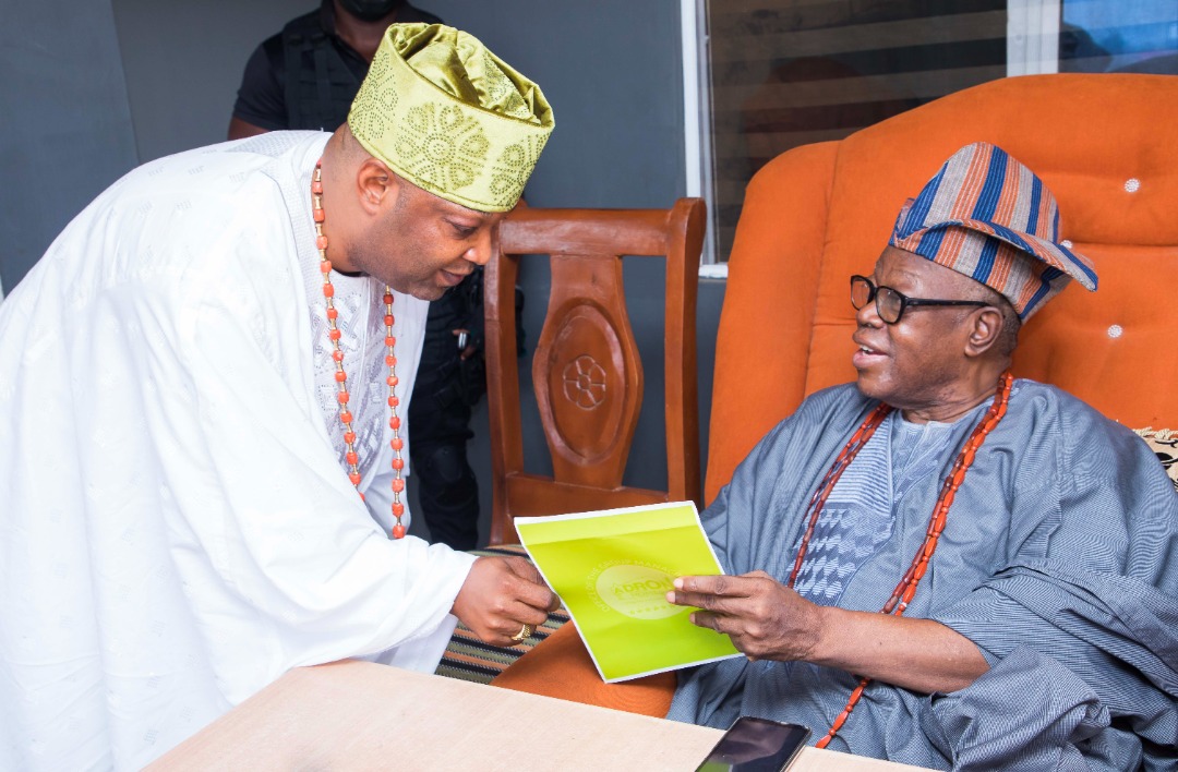 Adron Homes GMD Pays Homage To New Olubadan*