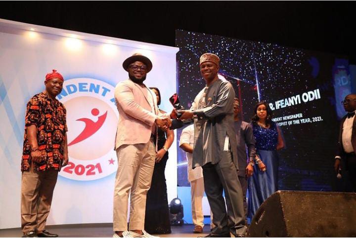 KUDOS: Dr. Ifeanyi Odii Bags Daily Independent Newspaper Philanthropist Of The Year Award