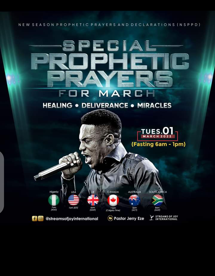 Live NSPPD New Month prophetic prayers With Jerry Eze 1st March 2022