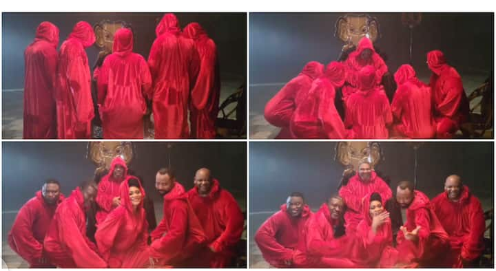 DropItChallenge: 74-Year-Old Pete Edochie, Kanayo, Others Rock Red Robes for Ritualists Entry, Clip Goes Viral Sunday,