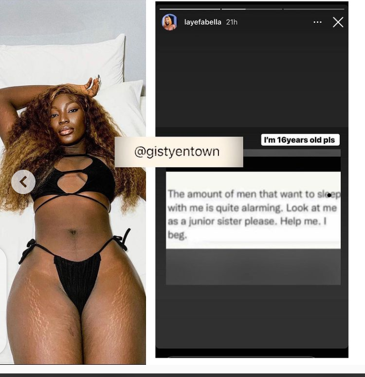 The Amount Of Men That Wants To Sleep With Me Is Becoming Alarming” Top Model Bella Layefa Cries Out Says They Should See Her Like A Junior Sister As She Is Only 16.