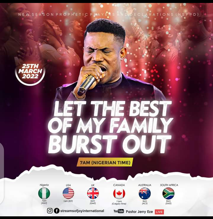 NSPPD Livestream: 25th March 2021 with Pastor Jerry Eze