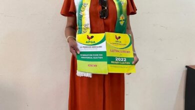 Obiano’s Wife Picks APGA Nomination Form For Senate