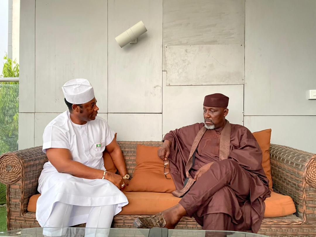 Tien Jack Rich Visits Rochas Okorocha