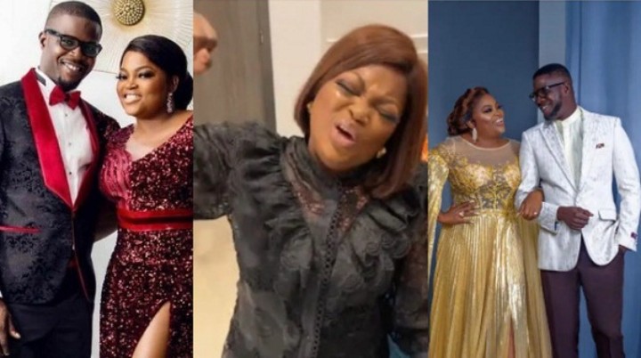 Funke Akindele Asks Hubby, JJC Skillz To Leave Her House As They Allegedly Fight