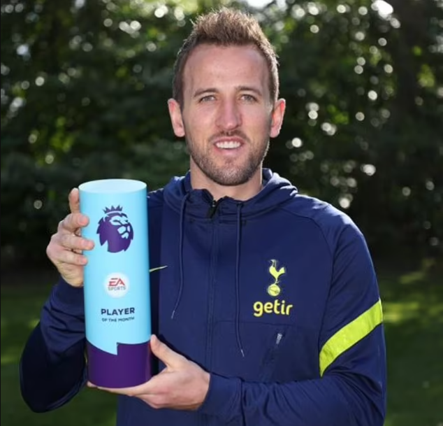Harry Kane wins Premier League Player of the Month award for a seventh time, equals Sergio Aguero's record of winning the gong