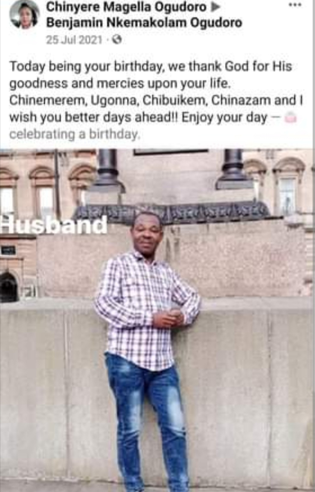 Husband arrested after allegedly setting his UK-based wife and her only brother ablaze shortly after she returned to Lagos