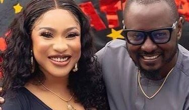 Brows raised as Tonto Dikeh shares video of her ex Prince Kpokpogri dancing and called it her “current mood”