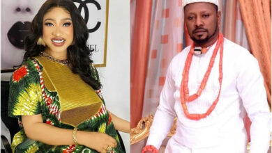 Hear what Prince Kpokpogri said about Tonto Dikeh after she called him a “community p3nis”