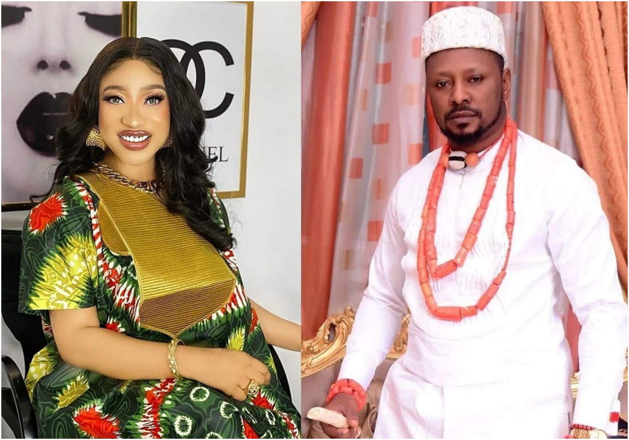 Hear what Prince Kpokpogri said about Tonto Dikeh after she called him a "community p3nis"