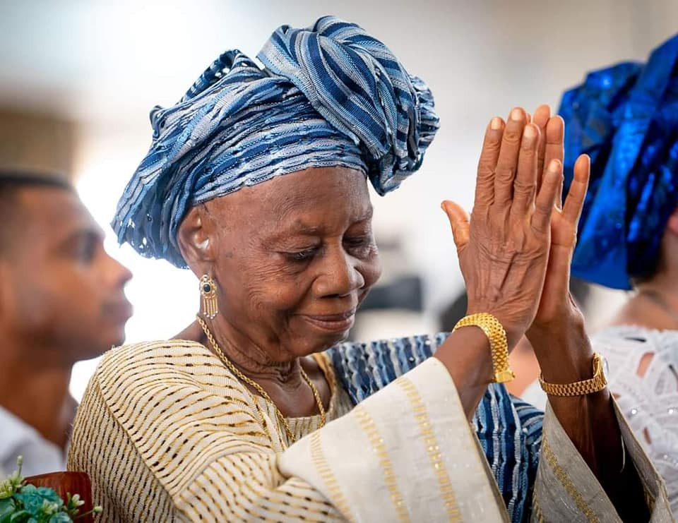 Obasanjo, Osinbajo, Sanwo-Olu, Fayemi, Obaseki, Emefiele, Saraki, Dangote, others at billionaire businessman, Femi Otedola's mum's 90th birthday party (photos)