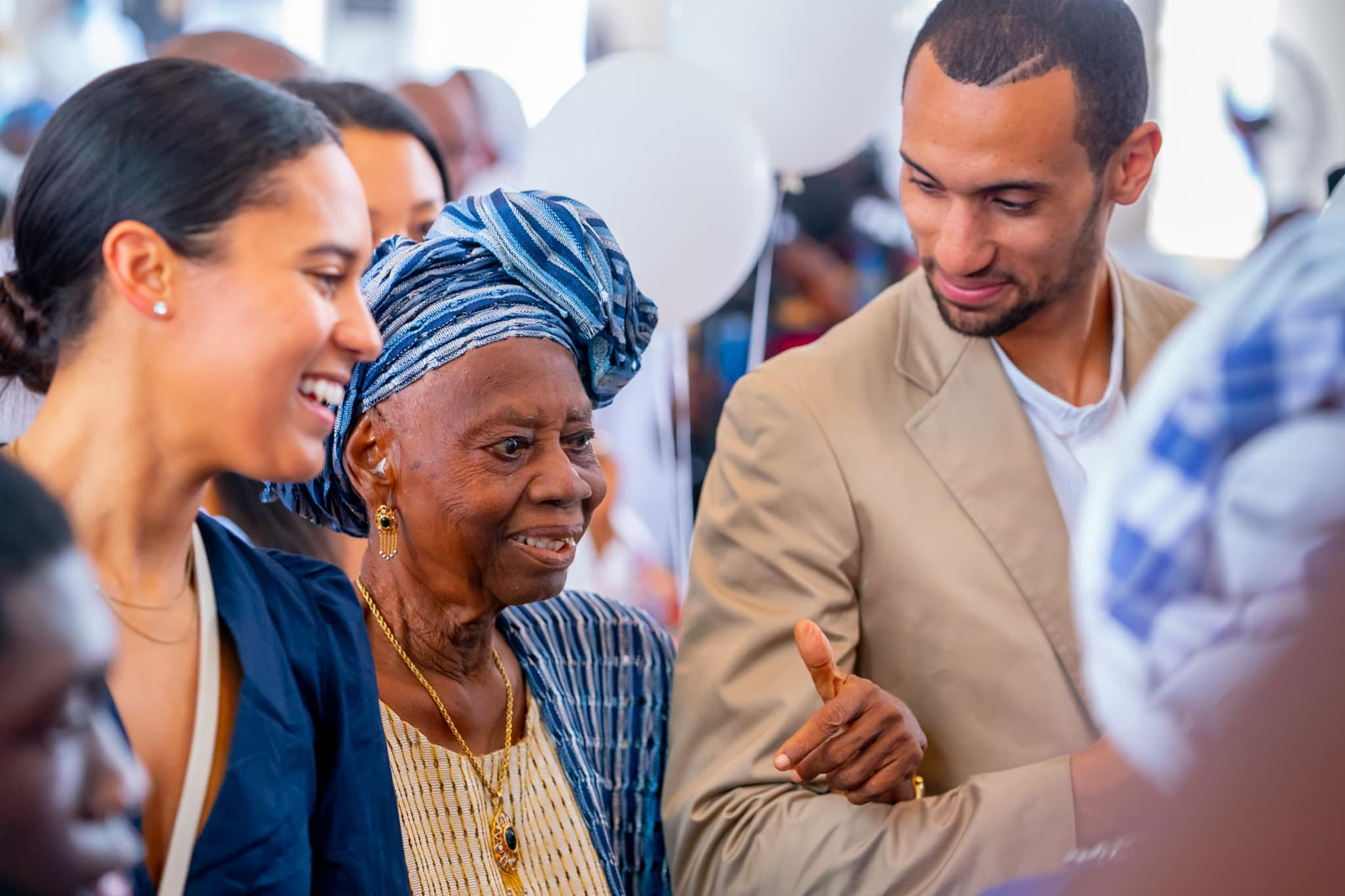 Obasanjo, Osinbajo, Sanwo-Olu, Fayemi, Obaseki, Emefiele, Saraki, Dangote, others at billionaire businessman, Femi Otedola's mum's 90th birthday party (photos)