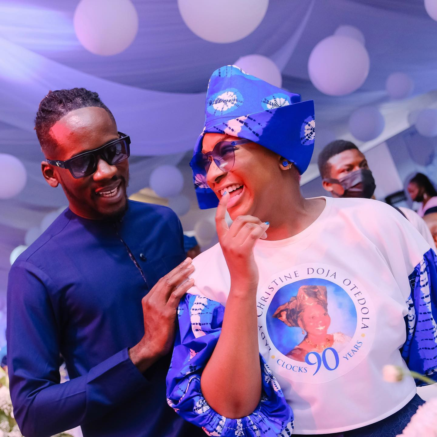 Obasanjo, Osinbajo, Sanwo-Olu, Fayemi, Obaseki, Emefiele, Saraki, Dangote, others at billionaire businessman, Femi Otedola's mum's 90th birthday party (photos)