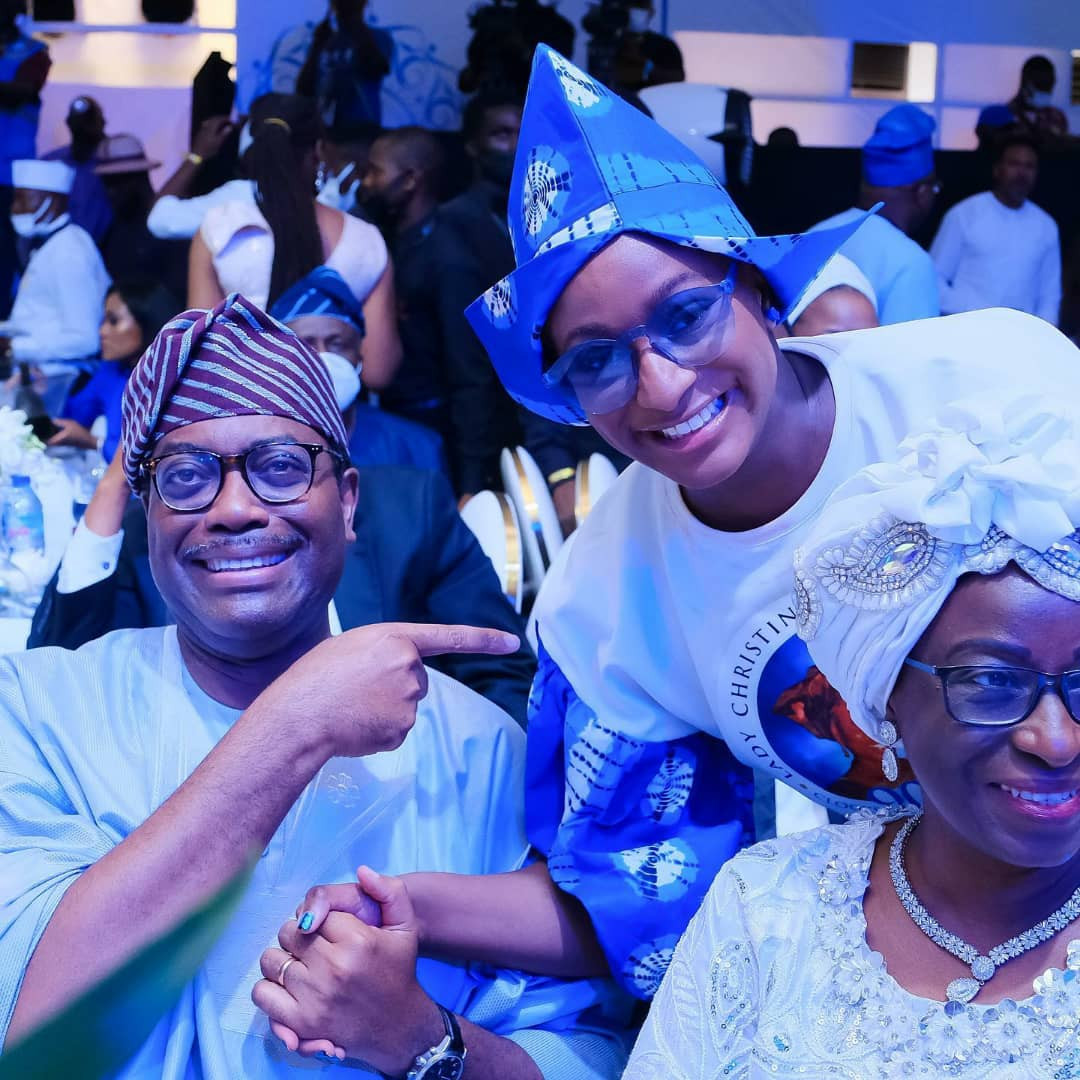 Obasanjo, Osinbajo, Sanwo-Olu, Fayemi, Obaseki, Emefiele, Saraki, Dangote, others at billionaire businessman, Femi Otedola's mum's 90th birthday party (photos)