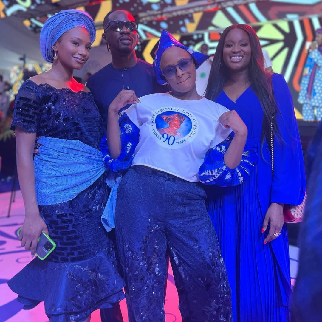 Obasanjo, Osinbajo, Sanwo-Olu, Fayemi, Obaseki, Emefiele, Saraki, Dangote, others at billionaire businessman, Femi Otedola's mum's 90th birthday party (photos)
