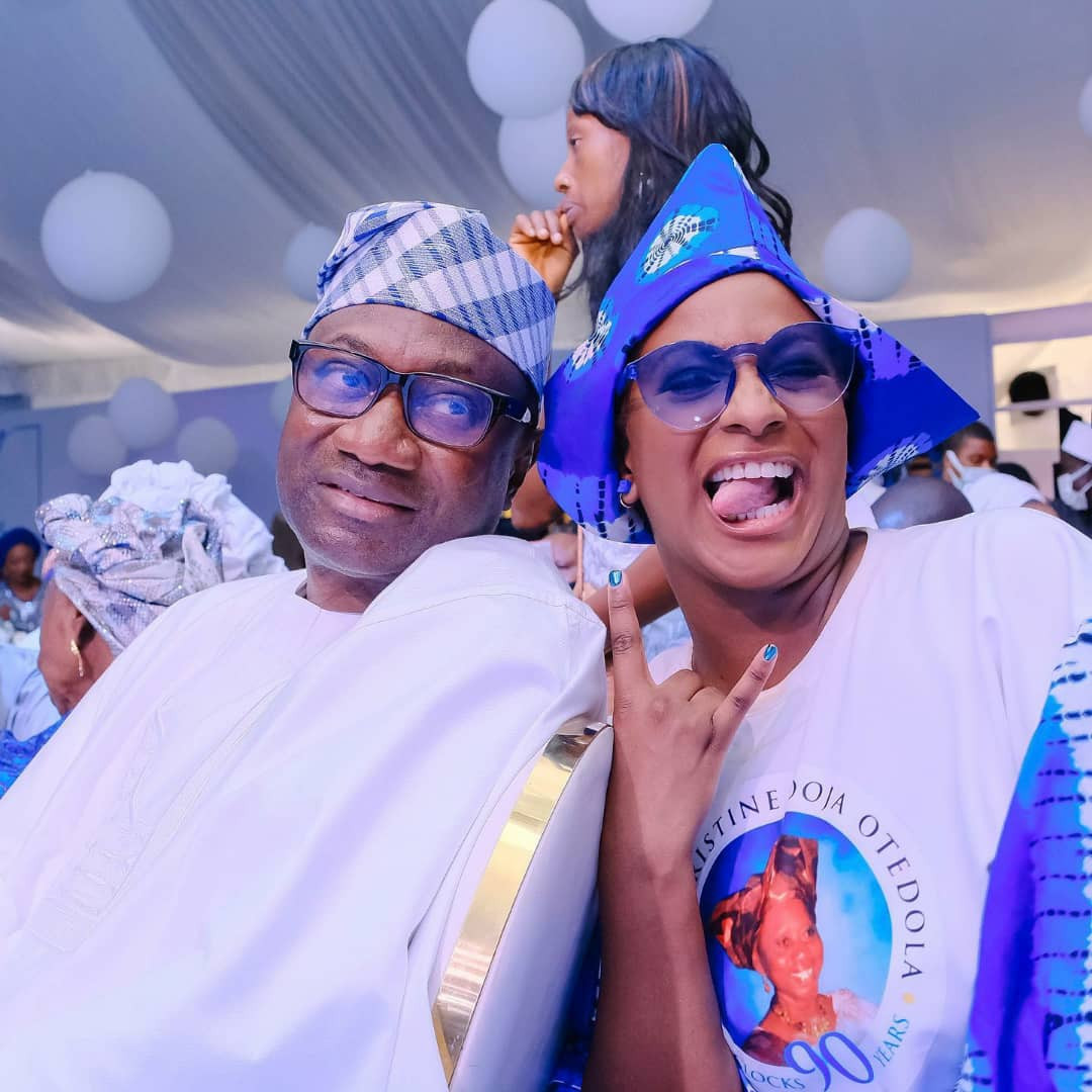 Obasanjo, Osinbajo, Sanwo-Olu, Fayemi, Obaseki, Emefiele, Saraki, Dangote, others at billionaire businessman, Femi Otedola's mum's 90th birthday party (photos)