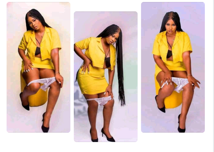 Lady goes viral over photoshoot where she posed in her panties