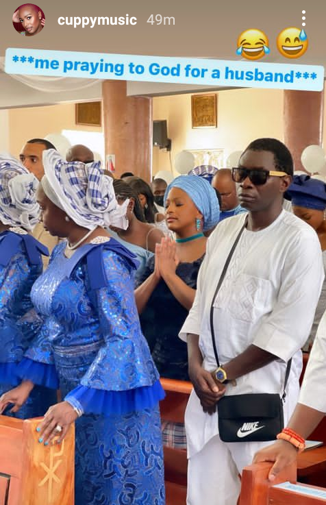 Billionaire daughter, DJ Cuppy prays to God for a good husband