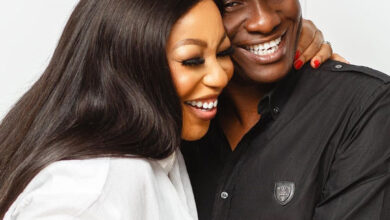 Lovely photos of actress Rita Dominic and her fiance, Fidelis Anosike, publisher of DailyTimes newspapers
