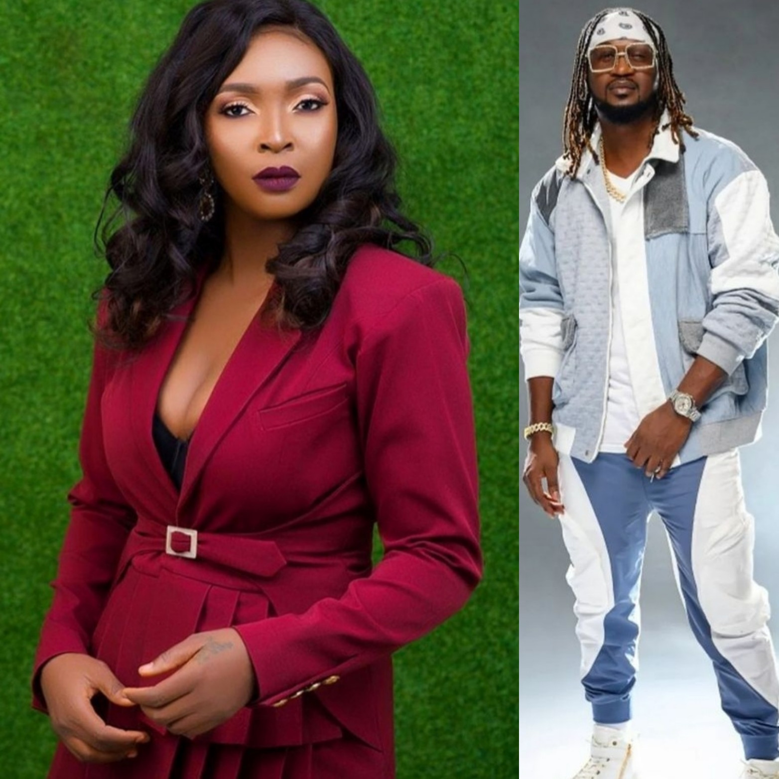 Blessing Okoro replies Paul Okoye after he said a man will take care of a woman and not say a word but women will announce to the world once they feed a man
