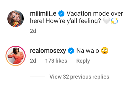 Omotola Jalade-Ekeinde reacts to her daughter's bikini photos