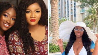 Omotola Jalade-Ekeinde reacts to her daughter’s bikini photos