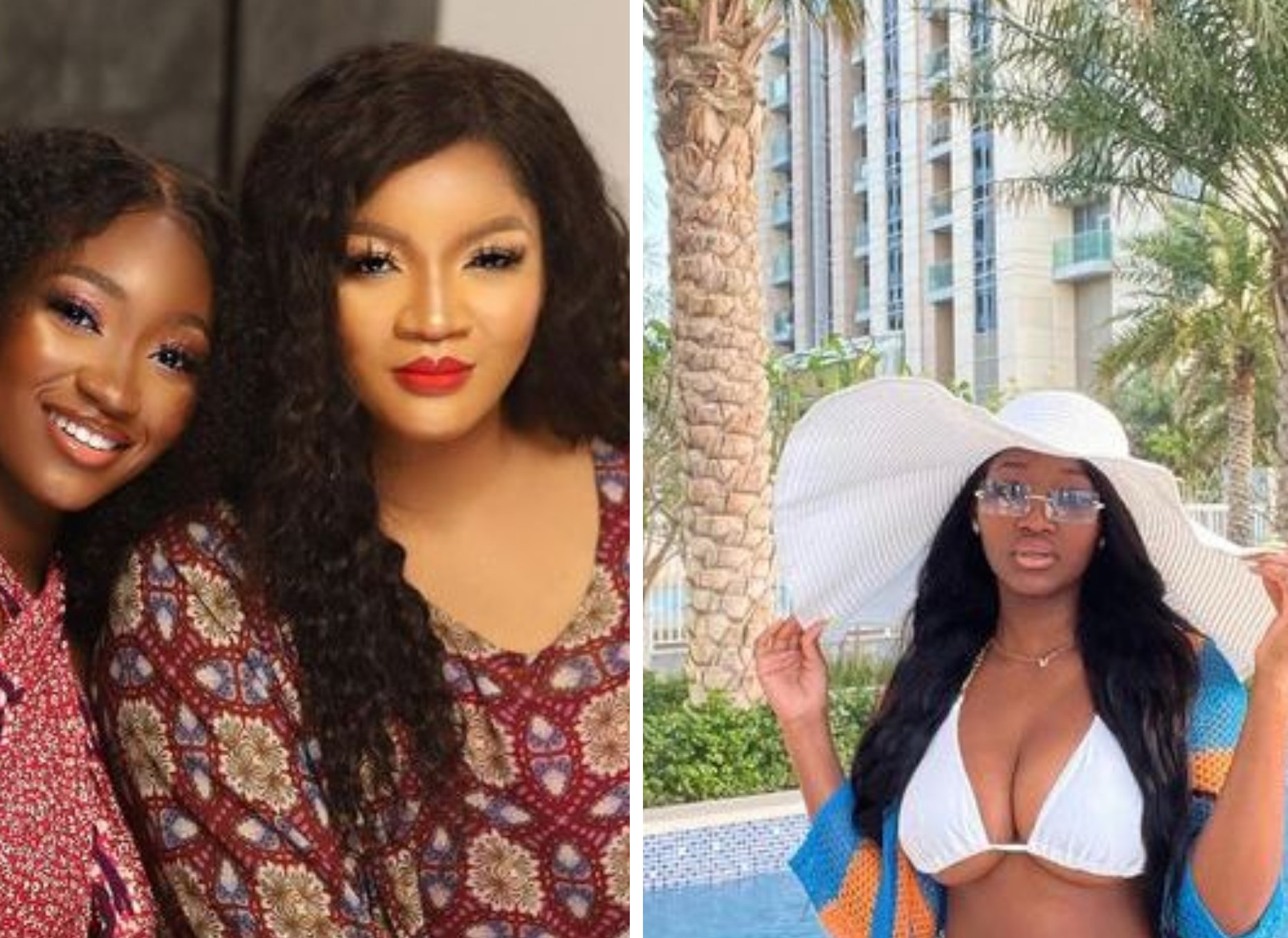 Omotola Jalade-Ekeinde reacts to her daughter's bikini photos