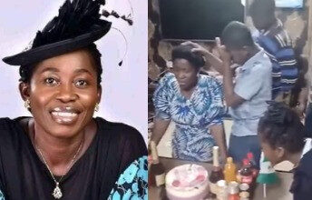 You shall not d*e”- Watch throwback video of late gospel artiste, Osinachi Nwachukwu’s children praying for her during her last birthday celebration