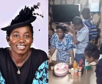 You shall not d*e"- Watch throwback video of late gospel artiste, Osinachi Nwachukwu's children praying for her during her last birthday celebration