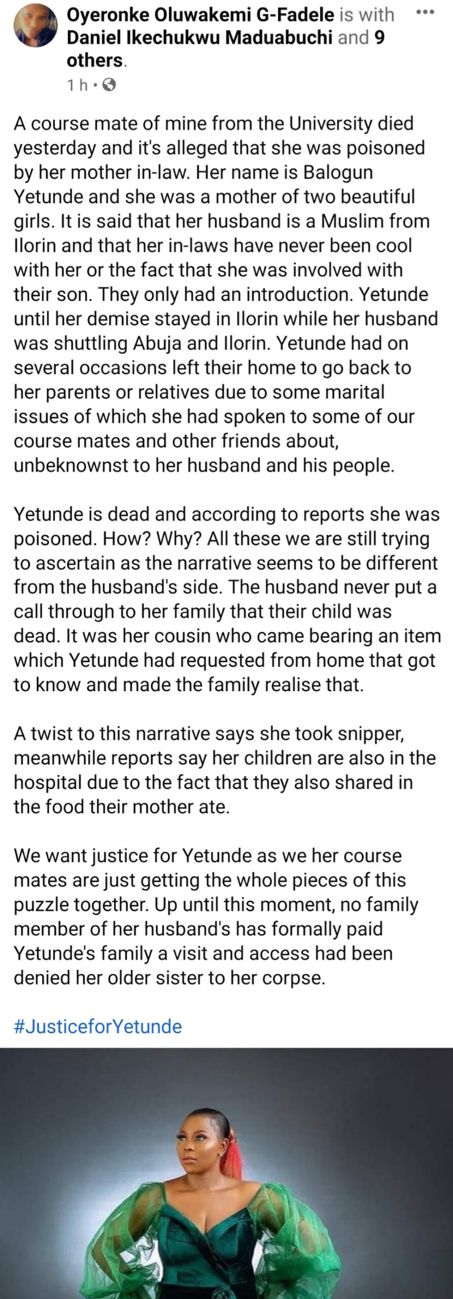 Allegedly abusive husband and his mother accused of poisoning his wife to death