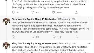 Professor narrates how a longtime victim of domestic abuse refused help from her because she’s a lesbian